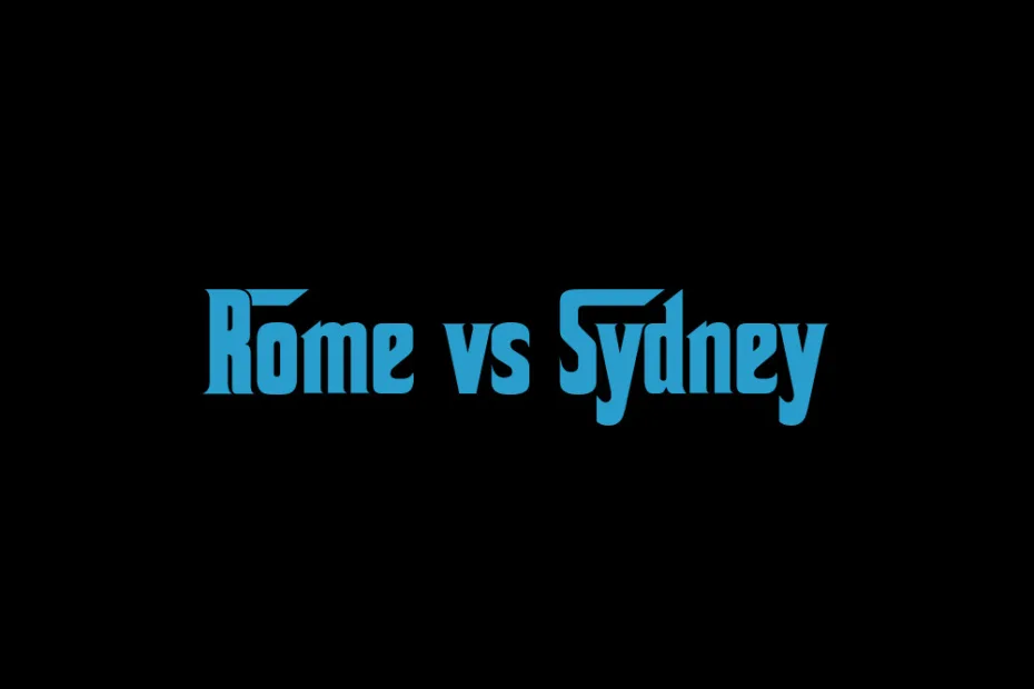Rome Vs Sydney