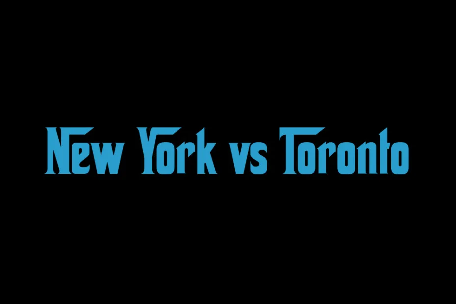New York Vs Toronto