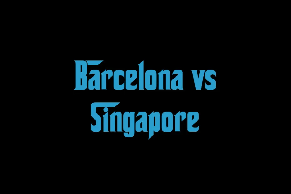 Barcelona Vs Singapore