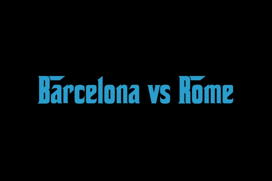 Barcelona Vs Rome